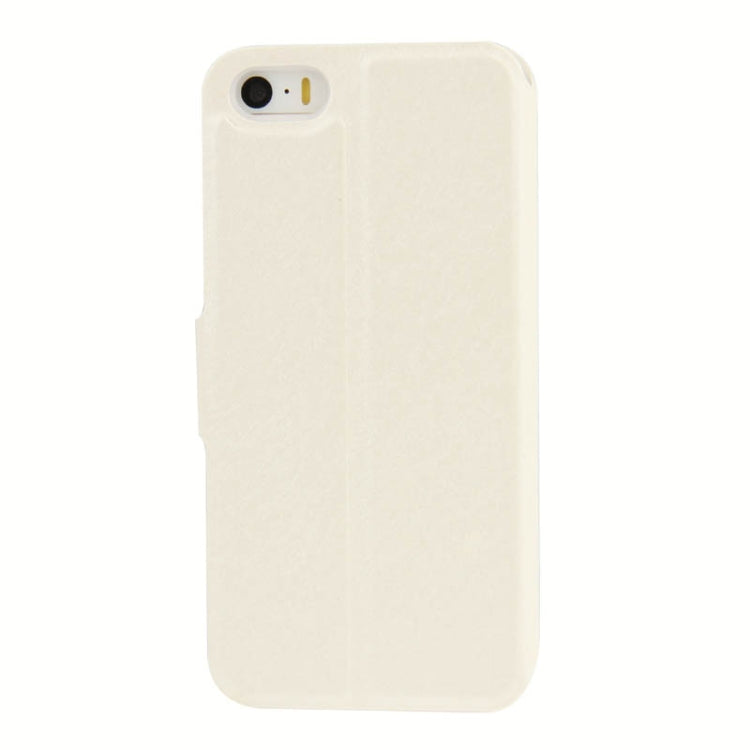 Hairline Texture Bowknot Magnetic Buckle Diamond Horizontal Flip Leather Case with Card Slot & Holder for iPhone 5 & 5s & SE & SE