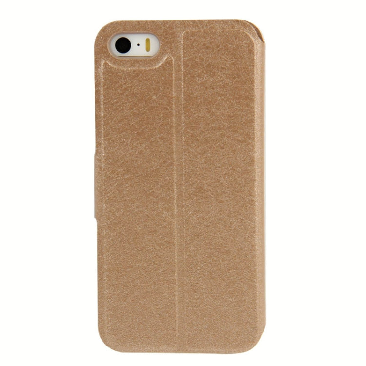 Hairline Texture Bowknot Magnetic Buckle Diamond Horizontal Flip Leather Case with Card Slot & Holder for iPhone 5 & 5s & SE & SE