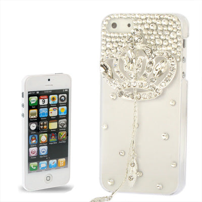 Diamond Series Imperial Crown Style Plastic Case for iPhone 5 & 5s & SE