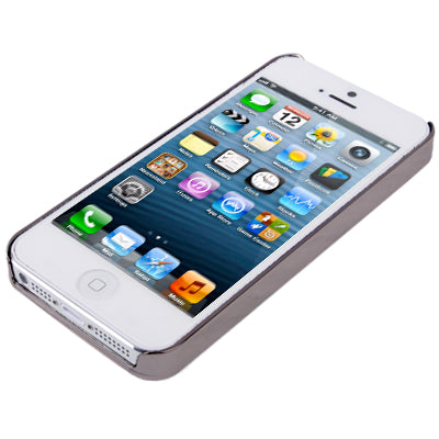 Brushed Metal Style Screens of The Peacock Pattern Diamond Series Metallic + Plastic Protective Case for iPhone 5 & 5s & SE