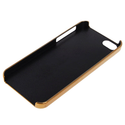 Lichee Texture Diamond Series Plating Skinning Plastic Protective Case for iPhone 5 & 5s & SE