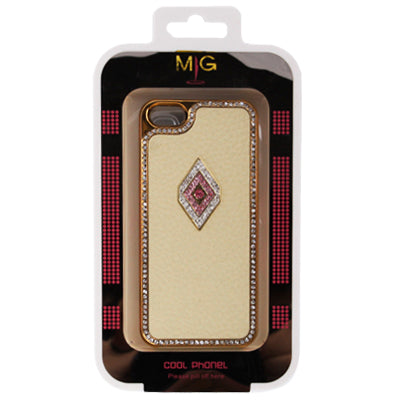 Lichee Texture Diamond Series Plating Skinning Plastic Protective Case for iPhone 5 & 5s & SE