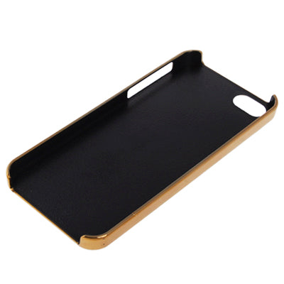 3D Diamond Texture Diamond Series Plating Skinning Plastic Protective Case with Metal Skin & Plating Border for iPhone 5 & 5s & SE