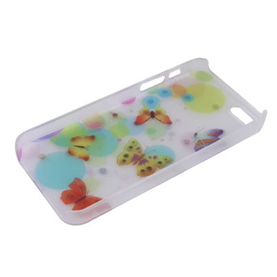Diamond Butterfly Pattern Noctilucent Plastic Case for iPhone 5 & 5s & SE