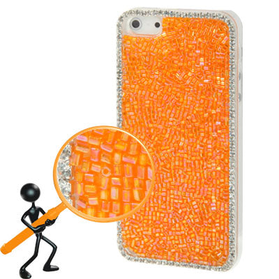 DIY Beaded Pattern Diamond Encrusted Crystal Case for iPhone 5 & 5s & SE