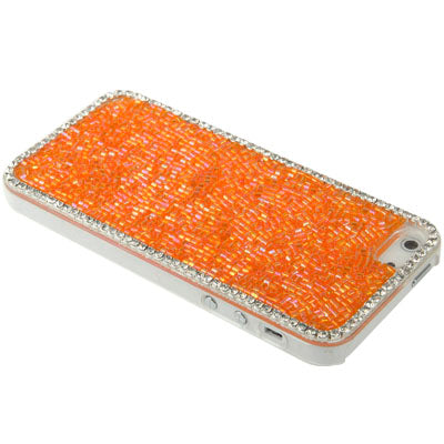 DIY Beaded Pattern Diamond Encrusted Crystal Case for iPhone 5 & 5s & SE