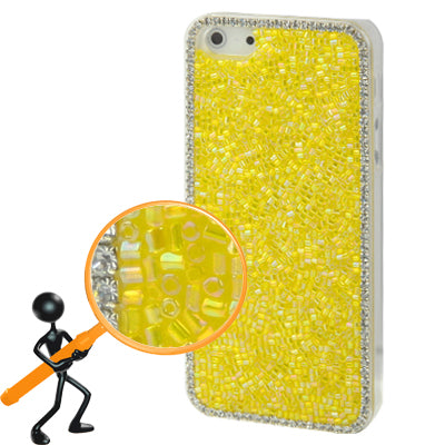 DIY Beaded Pattern Diamond Encrusted Crystal Case for iPhone 5 & 5s & SE