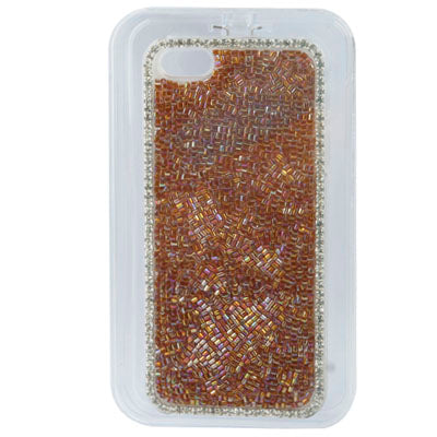 DIY Beaded Pattern Diamond Encrusted Crystal Case for iPhone 5 & 5s & SE