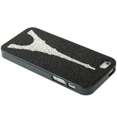 Eiffel Tower Pattern Diamond Style Cobblestone Texture Detachable Plastic Case for iPhone 5 & 5s & SE