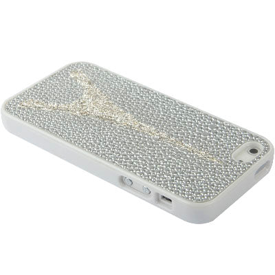 Eiffel Tower Pattern Diamond Style Cobblestone Texture Detachable Plastic Case for iPhone 5 & 5s & SE