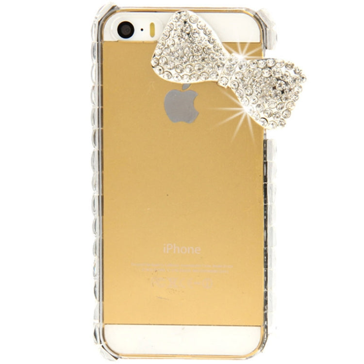 Diamond  Bowknot Encrusted Crystal Case for iPhone 5 & 5s & SE