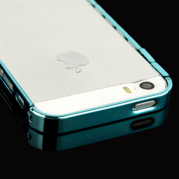 Creative Watch Chain Style Removable Metal Bumper Frame Case for iPhone 5 & 5s & SE (Blue)