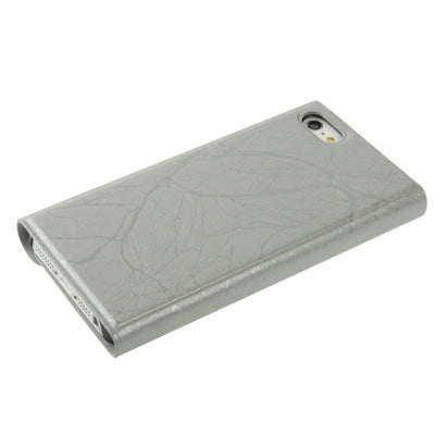 Wallet Style Diamond Encrusted Roots Texture Horizontal Flip Leather Case for iPhone 5 & 5s & SE & SE