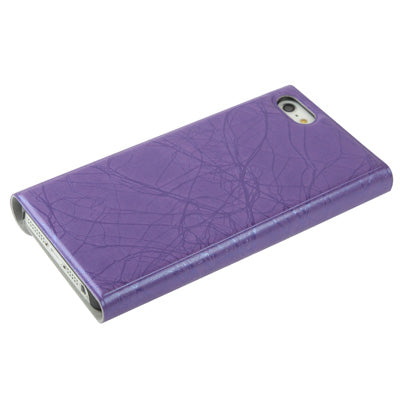 Wallet Style Diamond Encrusted Roots Texture Horizontal Flip Leather Case for iPhone 5 & 5s & SE & SE