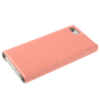 Wallet Style Diamond Encrusted Roots Texture Horizontal Flip Leather Case for iPhone 5 & 5s & SE & SE