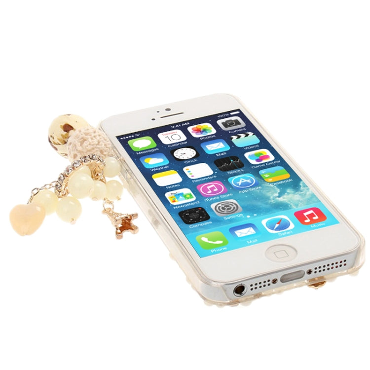 DIY Heart Pattern Diamond Encrusted Crystal Case for iPhone 5 & 5s & SE