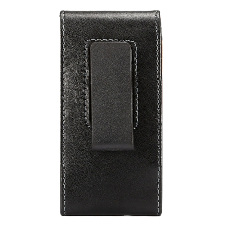 4.0 Inch Universal Lambskin Texture Vertical Flip Leather Case / Waist Bag with Rotatable Back Splint for iPhone 5 & 5s & SE & SE
