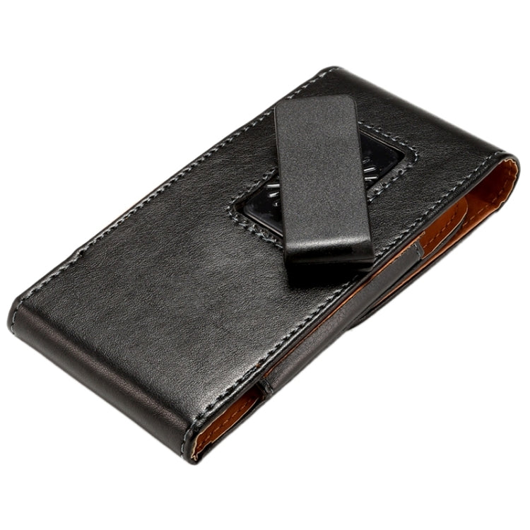 4.0 Inch Universal Lambskin Texture Vertical Flip Leather Case / Waist Bag with Rotatable Back Splint for iPhone 5 & 5s & SE & SE