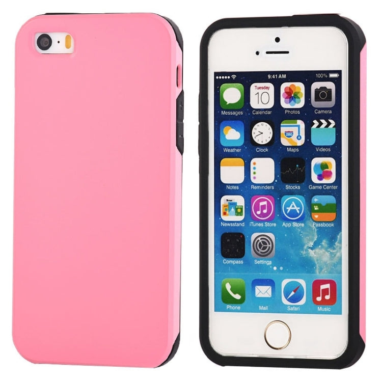 Ultra-thin Shockproof Dustproof Surface Screen Anti-scratch Combination Case for iPhone 5 & 5s & SE