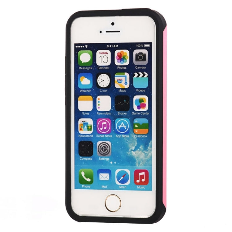 Ultra-thin Shockproof Dustproof Surface Screen Anti-scratch Combination Case for iPhone 5 & 5s & SE