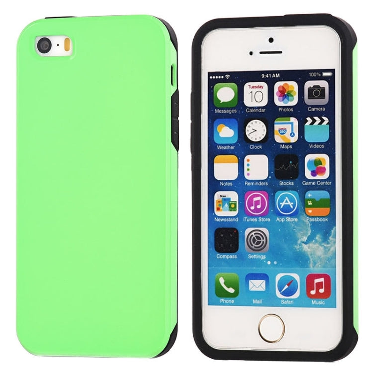 Ultra-thin Shockproof Dustproof Surface Screen Anti-scratch Combination Case for iPhone 5 & 5s & SE