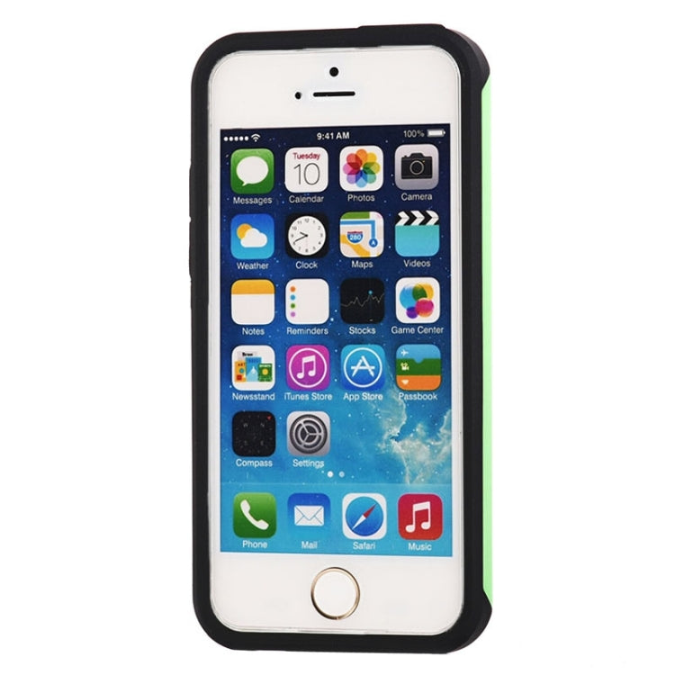 Ultra-thin Shockproof Dustproof Surface Screen Anti-scratch Combination Case for iPhone 5 & 5s & SE
