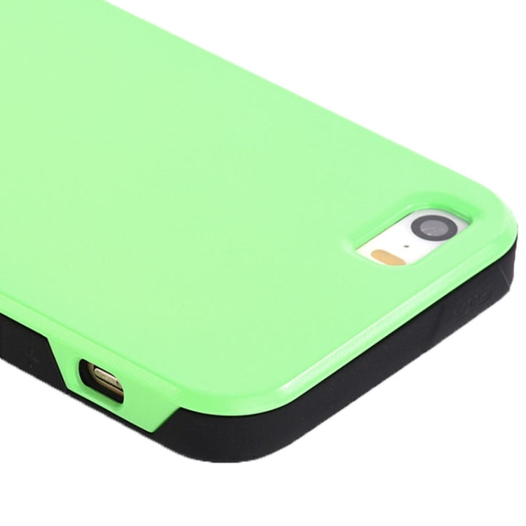 Ultra-thin Shockproof Dustproof Surface Screen Anti-scratch Combination Case for iPhone 5 & 5s & SE
