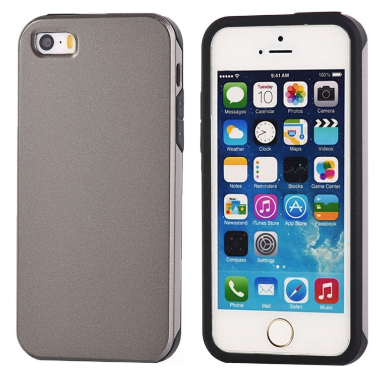 Ultra-thin Shockproof Dustproof Surface Screen Anti-scratch Combination Case for iPhone 5 & 5s & SE