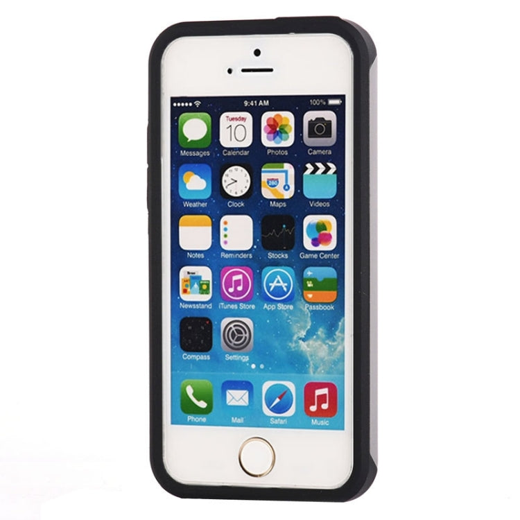 Ultra-thin Shockproof Dustproof Surface Screen Anti-scratch Combination Case for iPhone 5 & 5s & SE