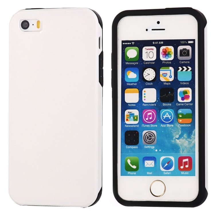 Ultra-thin Shockproof Dustproof Surface Screen Anti-scratch Combination Case for iPhone 5 & 5s & SE