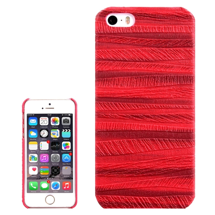 Painting Ripples Texture PU Leather Cover Back Case for iPhone 5 & 5s & SE