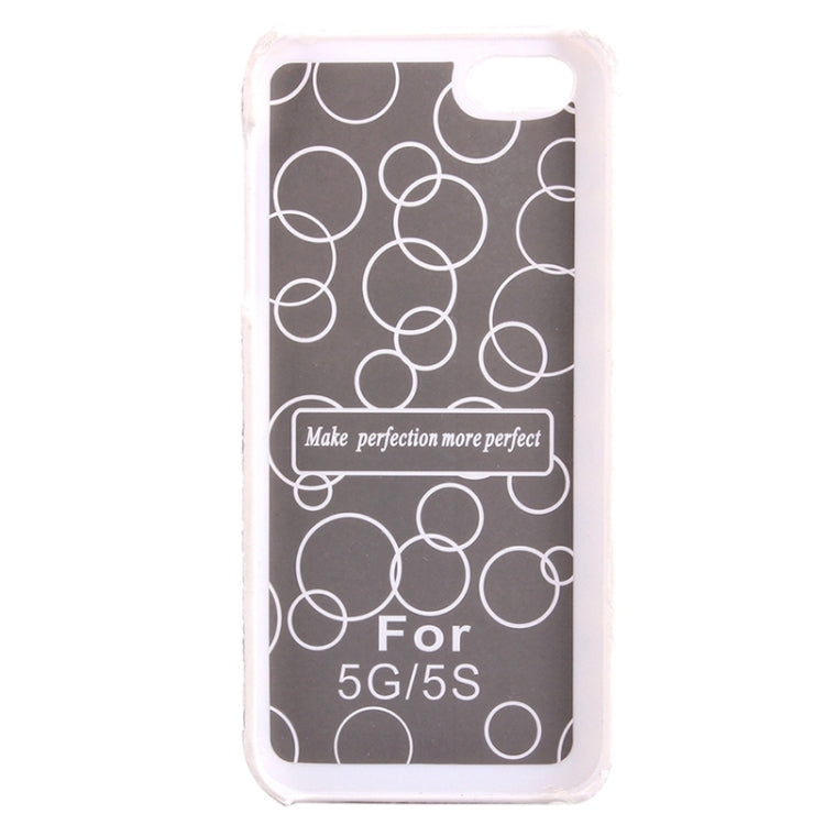 Painting Ripples Texture PU Leather Cover Back Case for iPhone 5 & 5s & SE