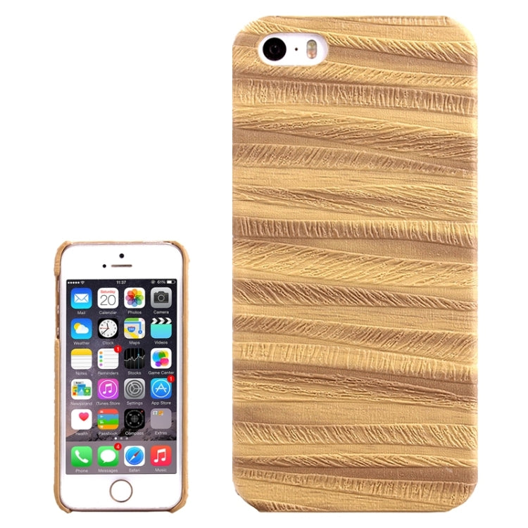 Painting Ripples Texture PU Leather Cover Back Case for iPhone 5 & 5s & SE