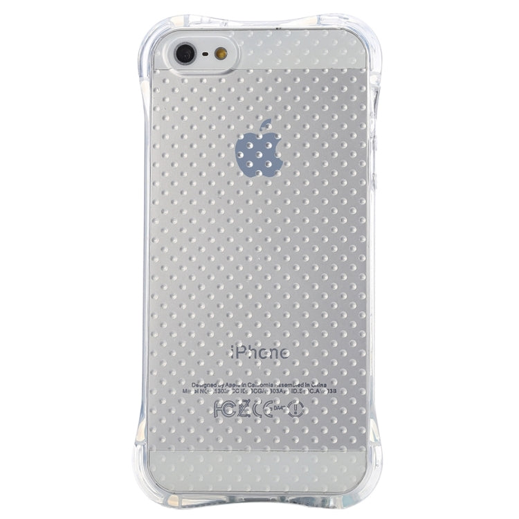 Shock-resistant Transparent TPU Protective Case for iPhone 5 & 5s & SE