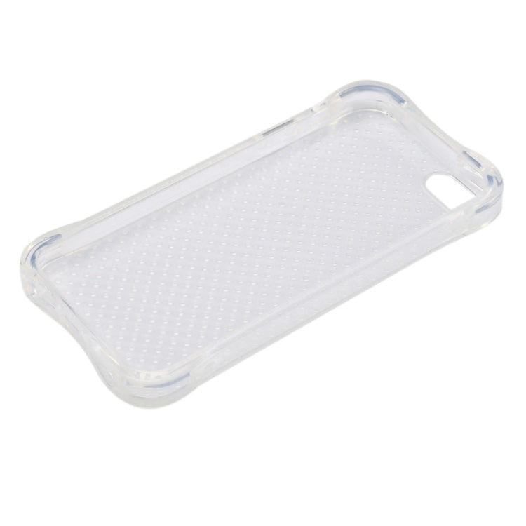 Shock-resistant Transparent TPU Protective Case for iPhone 5 & 5s & SE
