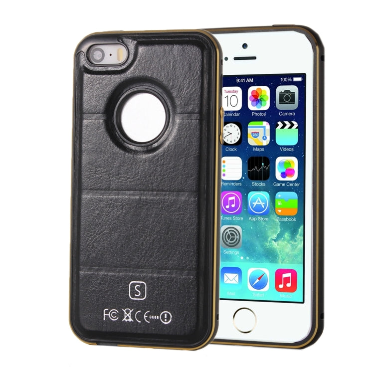 Separable Leather Case Back Shell Cover for iPhone 5