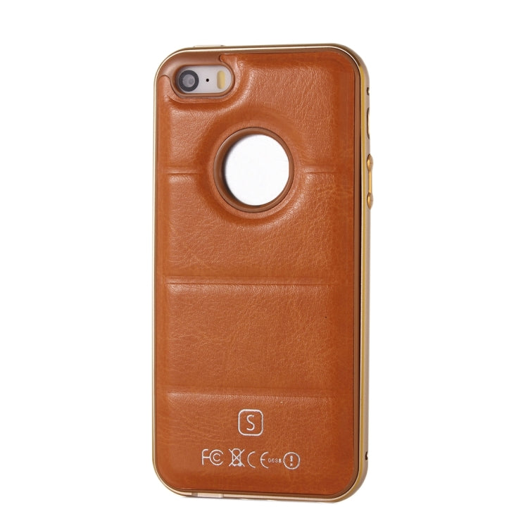 Separable Leather Case Back Shell Cover for iPhone 5