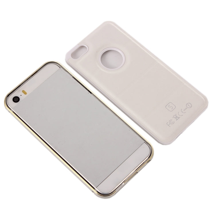 Separable Leather Case Back Shell Cover for iPhone 5