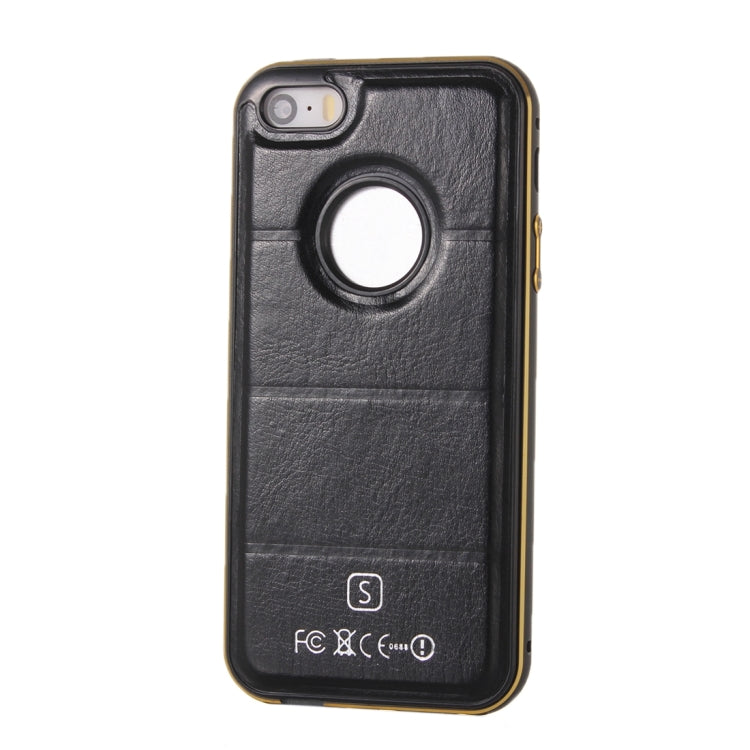 Separable Leather Case Back Shell Cover for iPhone 5
