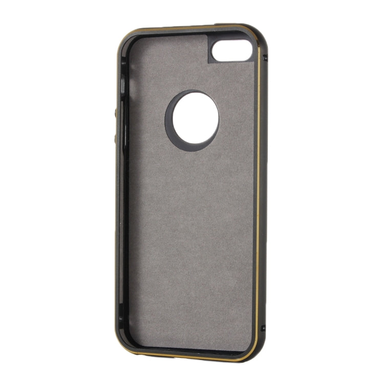 Separable Leather Case Back Shell Cover for iPhone 5