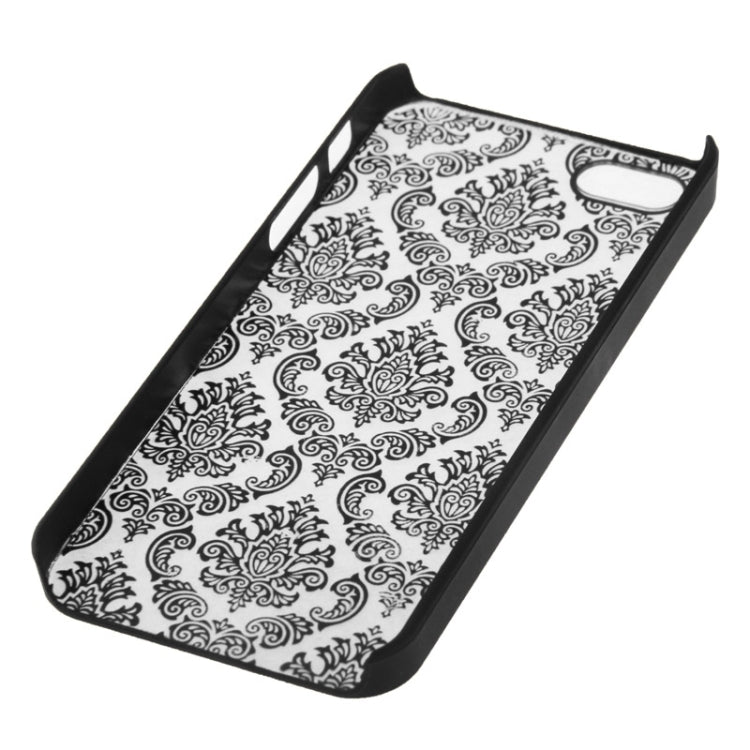 Retro Palace Embossed Flowers Pattern Protective Hard Case for iPhone 5 & 5S & SE
