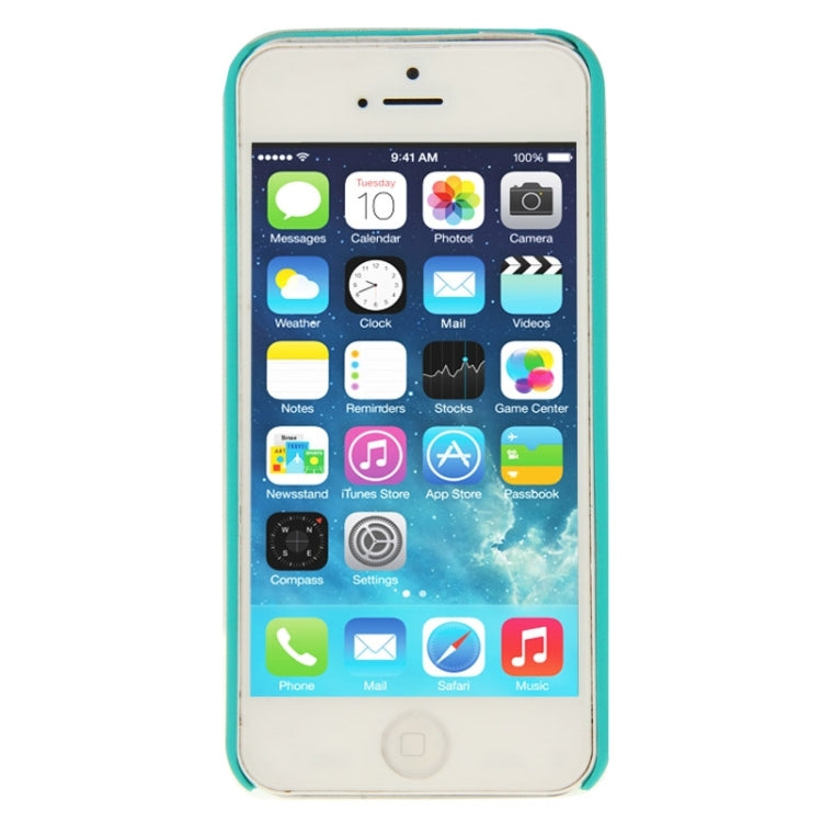 Retro Palace Embossed Flowers Pattern Protective Hard Case for iPhone 5 & 5S & SE