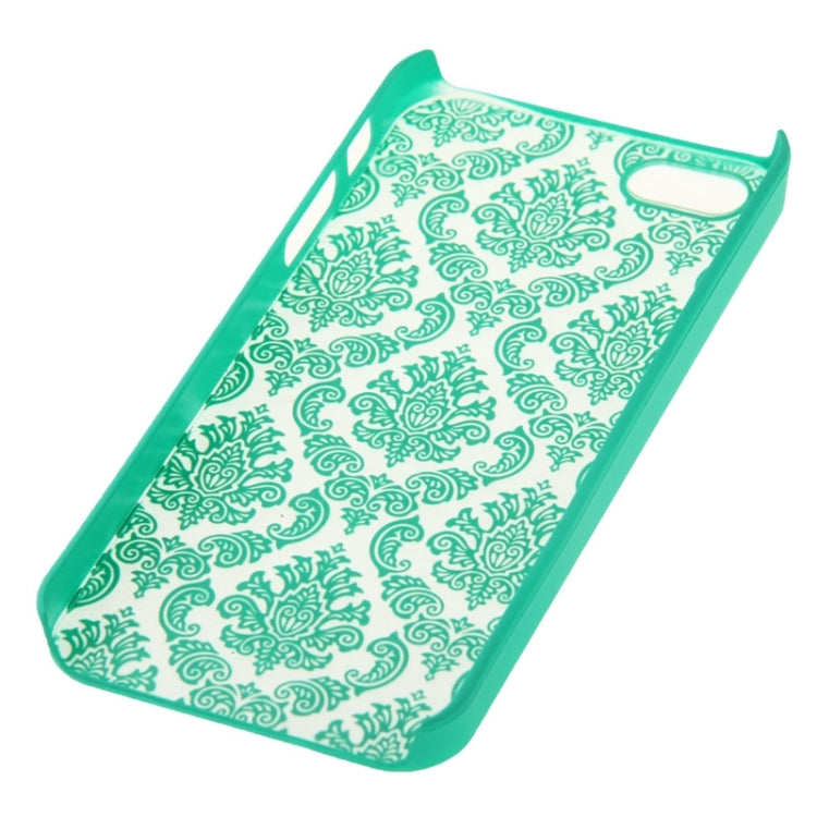 Retro Palace Embossed Flowers Pattern Protective Hard Case for iPhone 5 & 5S & SE