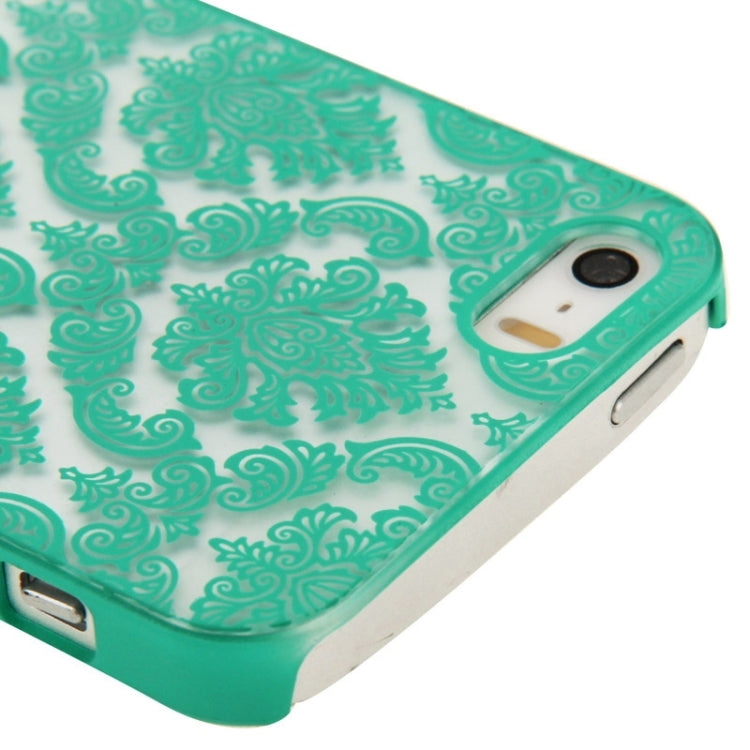 Retro Palace Embossed Flowers Pattern Protective Hard Case for iPhone 5 & 5S & SE