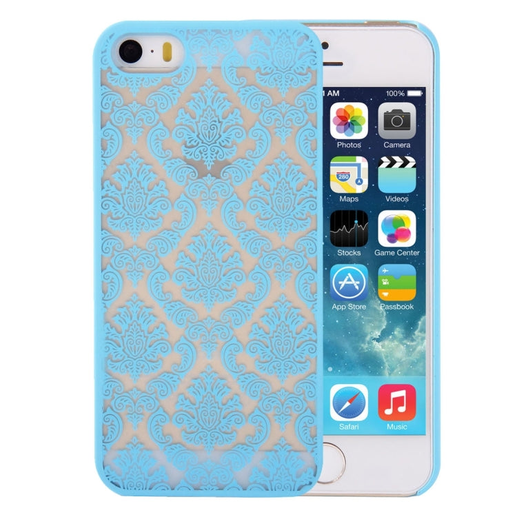 Retro Palace Embossed Flowers Pattern Protective Hard Case for iPhone 5 & 5S & SE