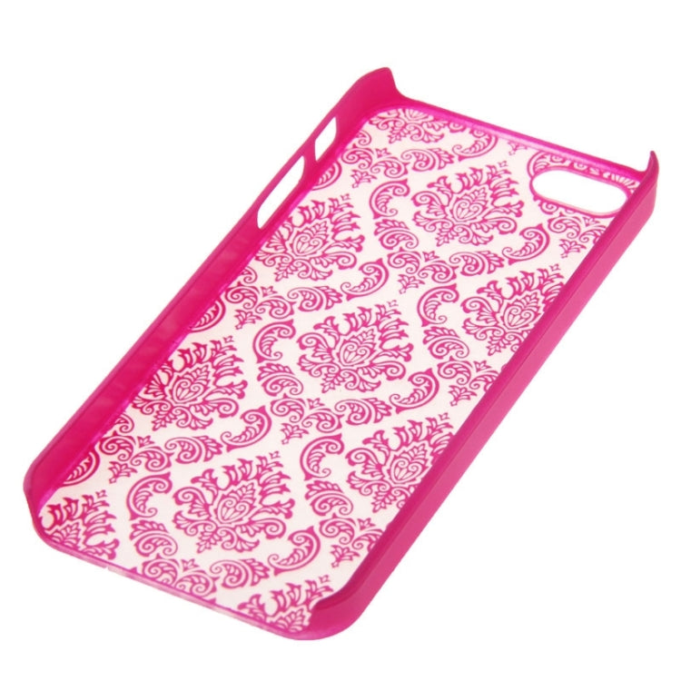 Retro Palace Embossed Flowers Pattern Protective Hard Case for iPhone 5 & 5S & SE