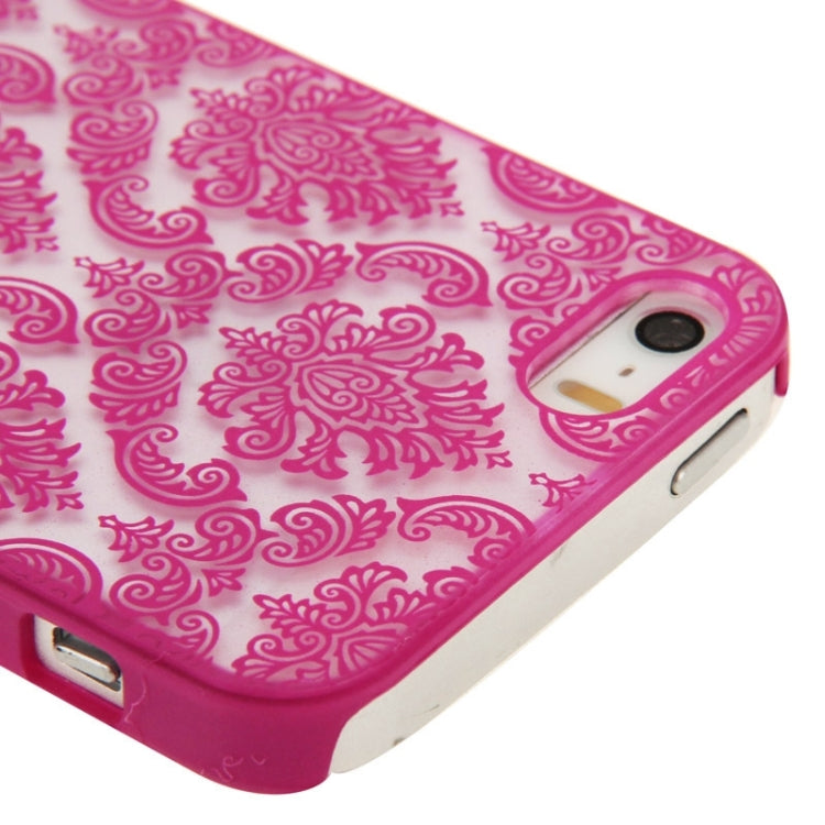 Retro Palace Embossed Flowers Pattern Protective Hard Case for iPhone 5 & 5S & SE