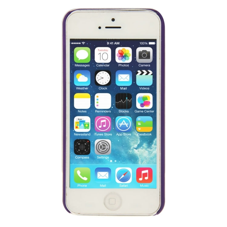 Retro Palace Embossed Flowers Pattern Protective Hard Case for iPhone 5 & 5S & SE