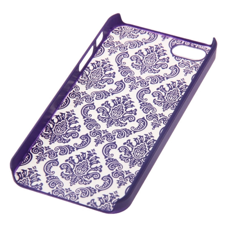 Retro Palace Embossed Flowers Pattern Protective Hard Case for iPhone 5 & 5S & SE
