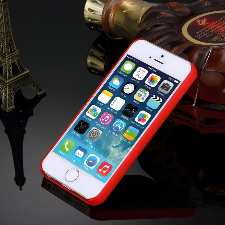 Retro Palace Embossed Flowers Pattern Protective Hard Case for iPhone 5 & 5S & SE